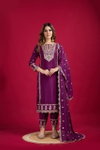 Tew Heavy Chinon Silk With Heavy Embroidery Work Readymade Dresses Wholesale Price In Surat